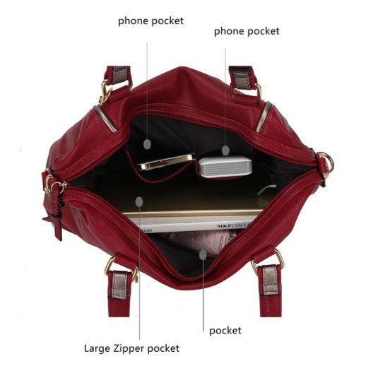 TEEK - MKF Collection Opal Lightweight Satchel Bag BAG TEEK FG   