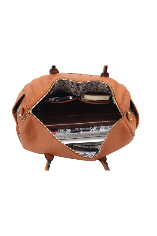 TEEK - MFK Collection Luana Quilted Duffle Bag BAG TEEK FG   