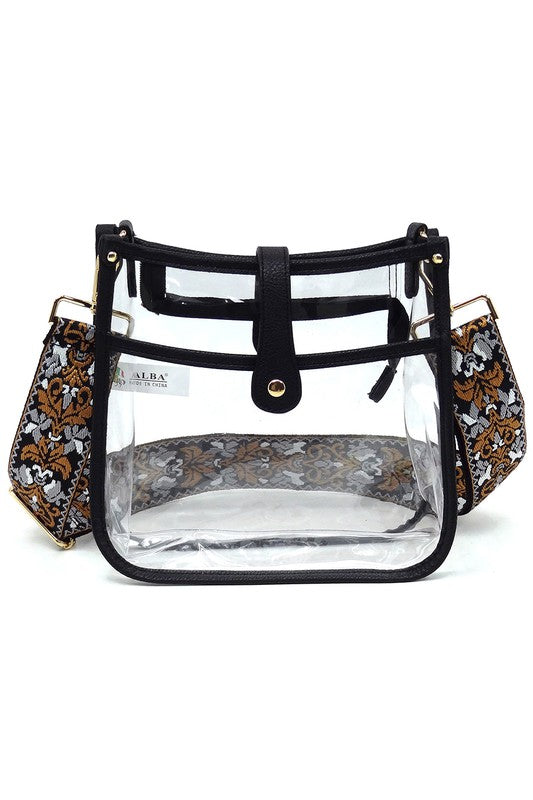 TEEK - Clear Guitar Strap Hobo Event Bag BAG TEEK FG BLACK