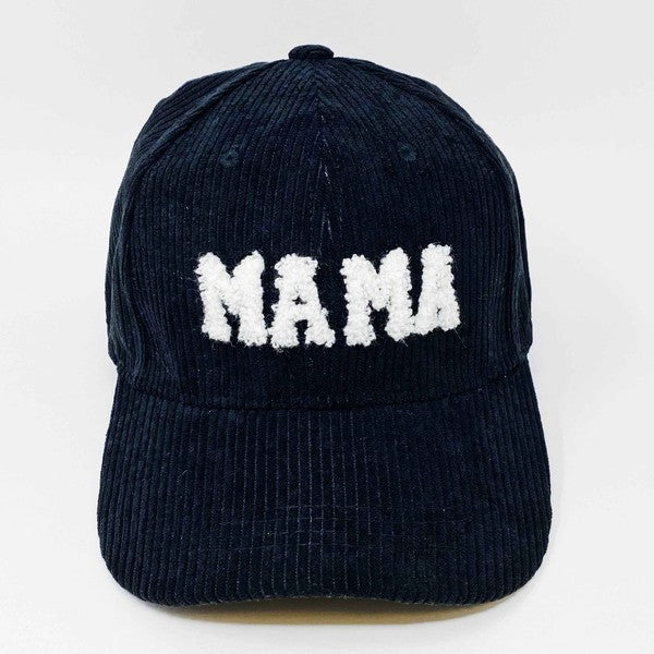 TEEK - Corduroy Mama Ball Cap HAT TEEK FG Black