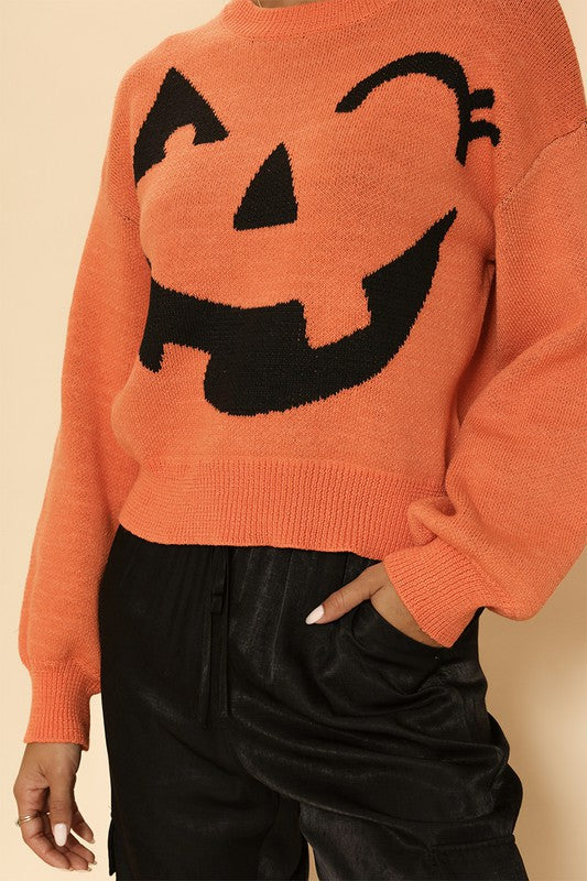 TEEK - Pumpkin Halloween Sweater TOPS TEEK FG