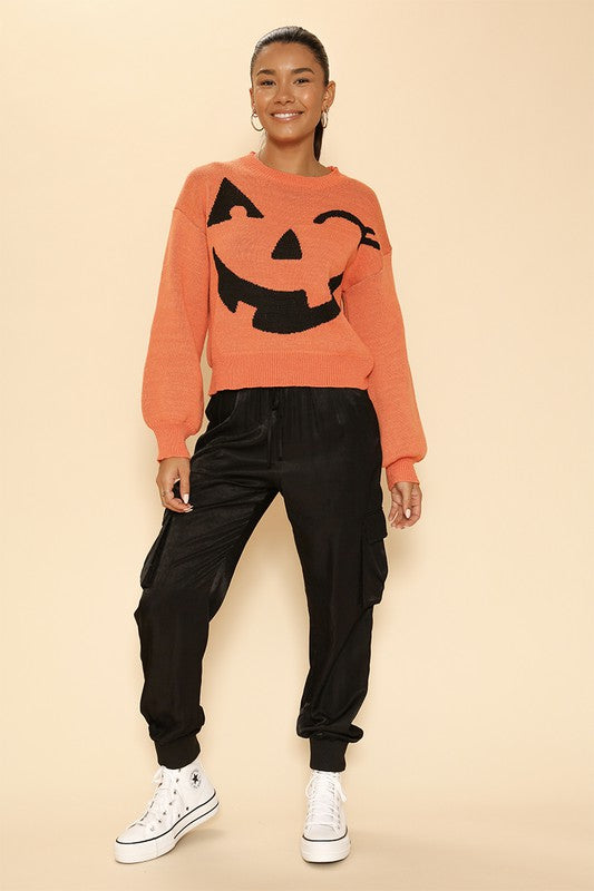 TEEK - Pumpkin Halloween Sweater TOPS TEEK FG