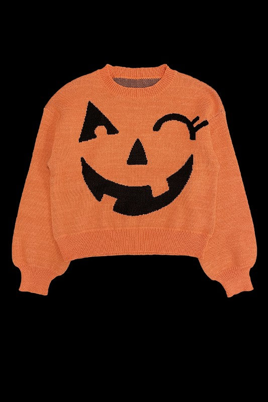 TEEK - Pumpkin Halloween Sweater TOPS TEEK FG