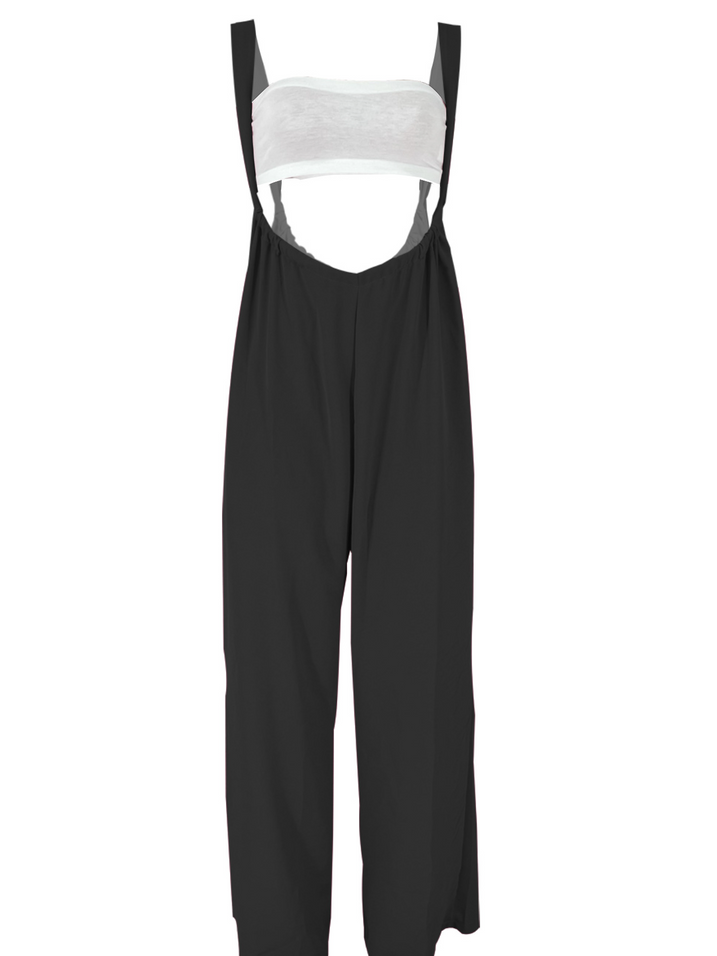 TEEK - Black Cami Drawstring Jumpsuit Set SET TEEK W S  
