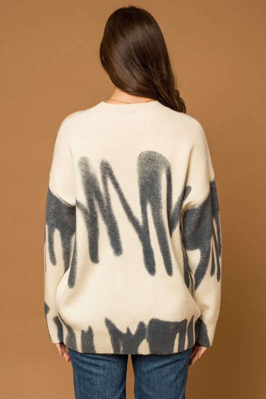 TEEK - Long Sleeve Spray Sweater SWEATER TEEK FG   