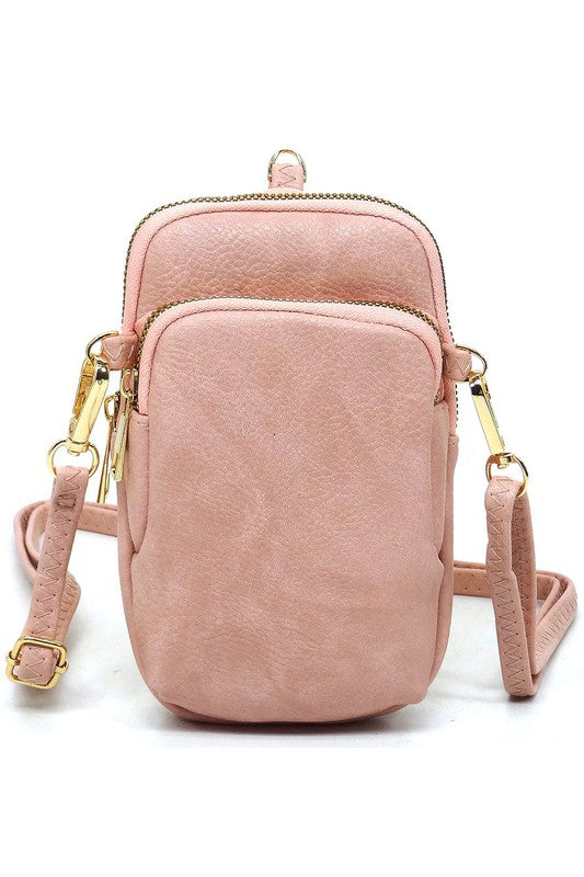 TEEK - Mini Crossbody Bag Cell Phone Purse BAG TEEK FG BLUSH