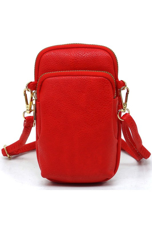 TEEK - Mini Crossbody Bag Cell Phone Purse BAG TEEK FG RED