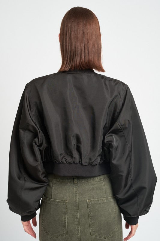 TEEK - CROPPED BOMBER JACKET JACKET TEEK FG   