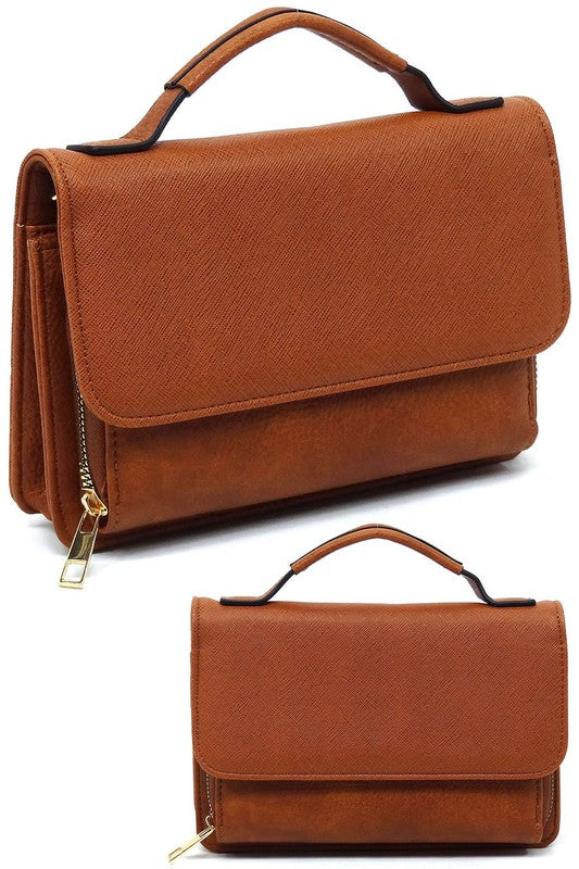 TEEK - Mini Crossbody Bag Cell Phone Purse BAG TEEK FG TAN