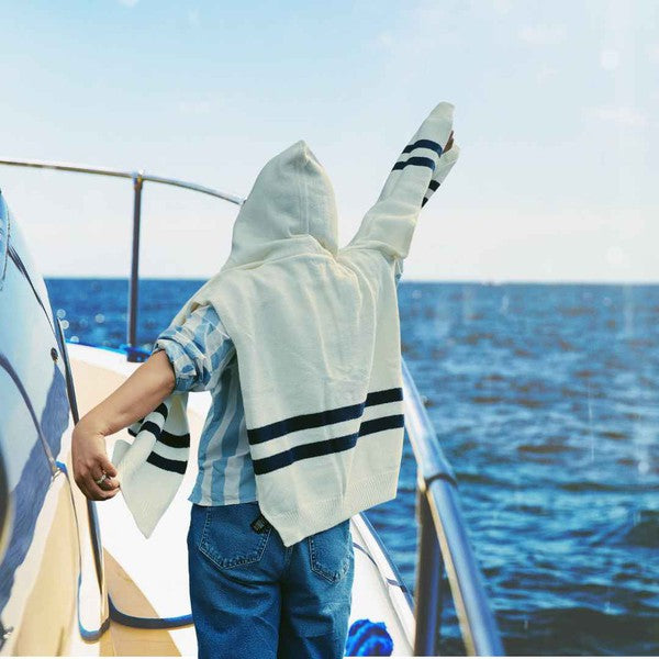 TEEK - On The Yacht Hoodie Sweater Scarf | Unisex SCARF TEEK FG   