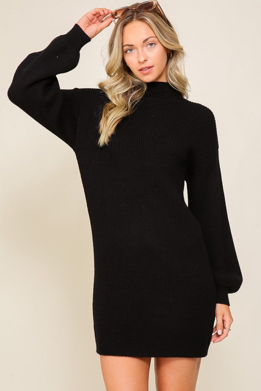 TEEK - Long Sleeve Sweater Dress DRESS TEEK FG XS  