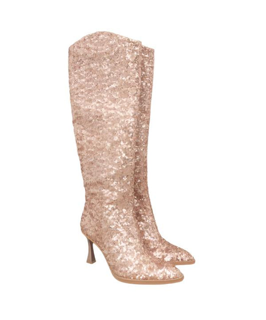 TEEK - Jewel - Knee High Sequin Boots SHOES TEEK FG   