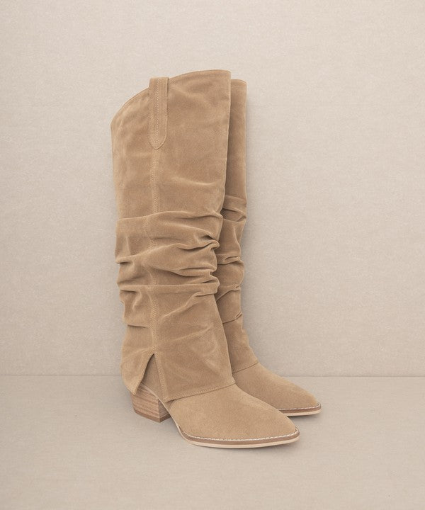 TEEK - Thea | Fold Over Slit Jean Boots SHOES TEEK FG   