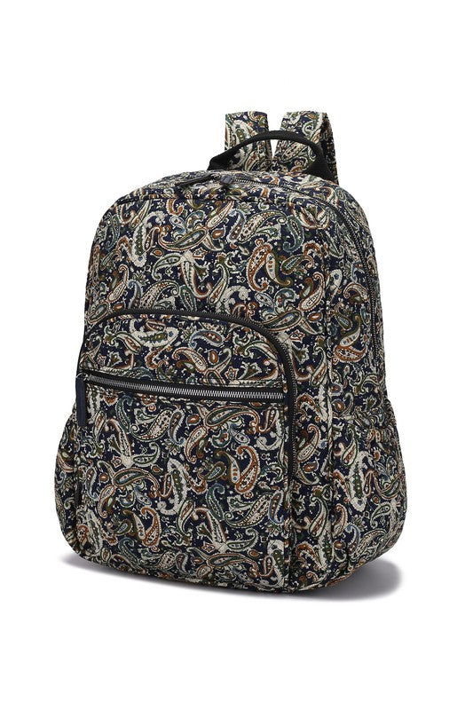 TEEK - MKF Collection Mycelia Quilted Backpack DRESS TEEK FG Black - Paisley  