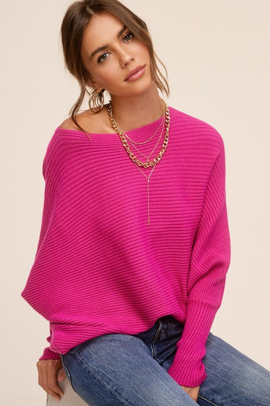 TEEK - Pop Shoulder Mae Sweater SWEATER TEEK FG   