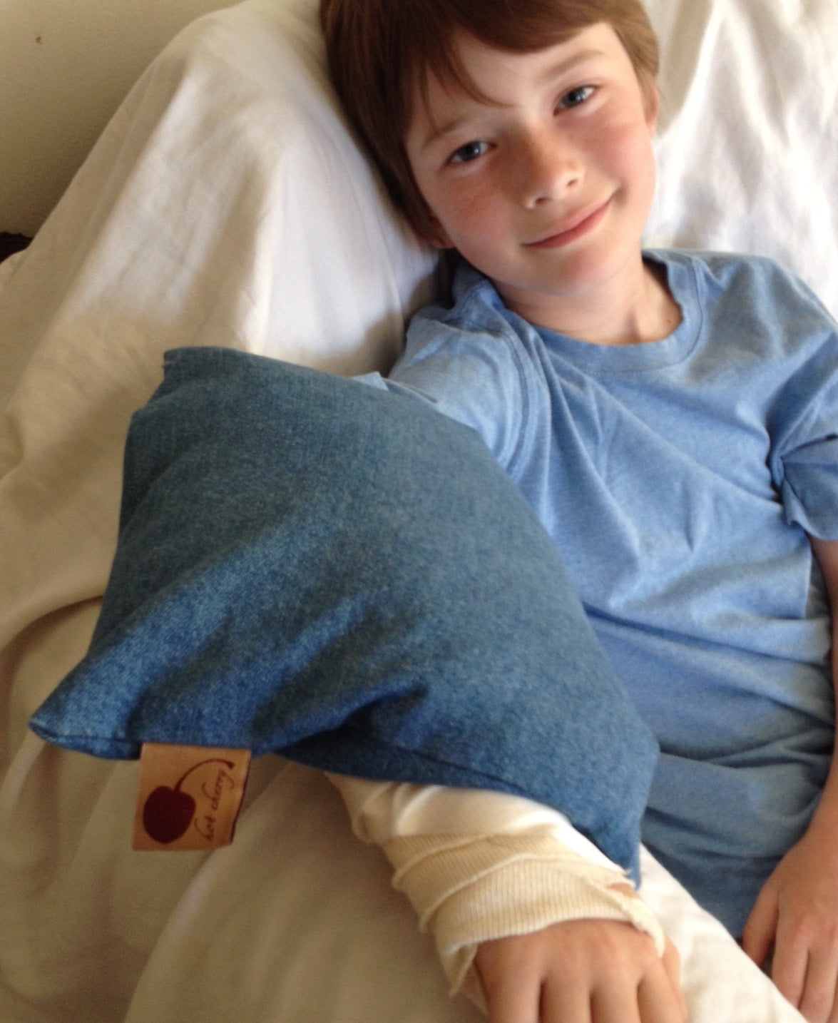 TEEK - Cherry Ice® Blue Denim Square in Zip-close Freezer Bag PILLOW TEEK HCP