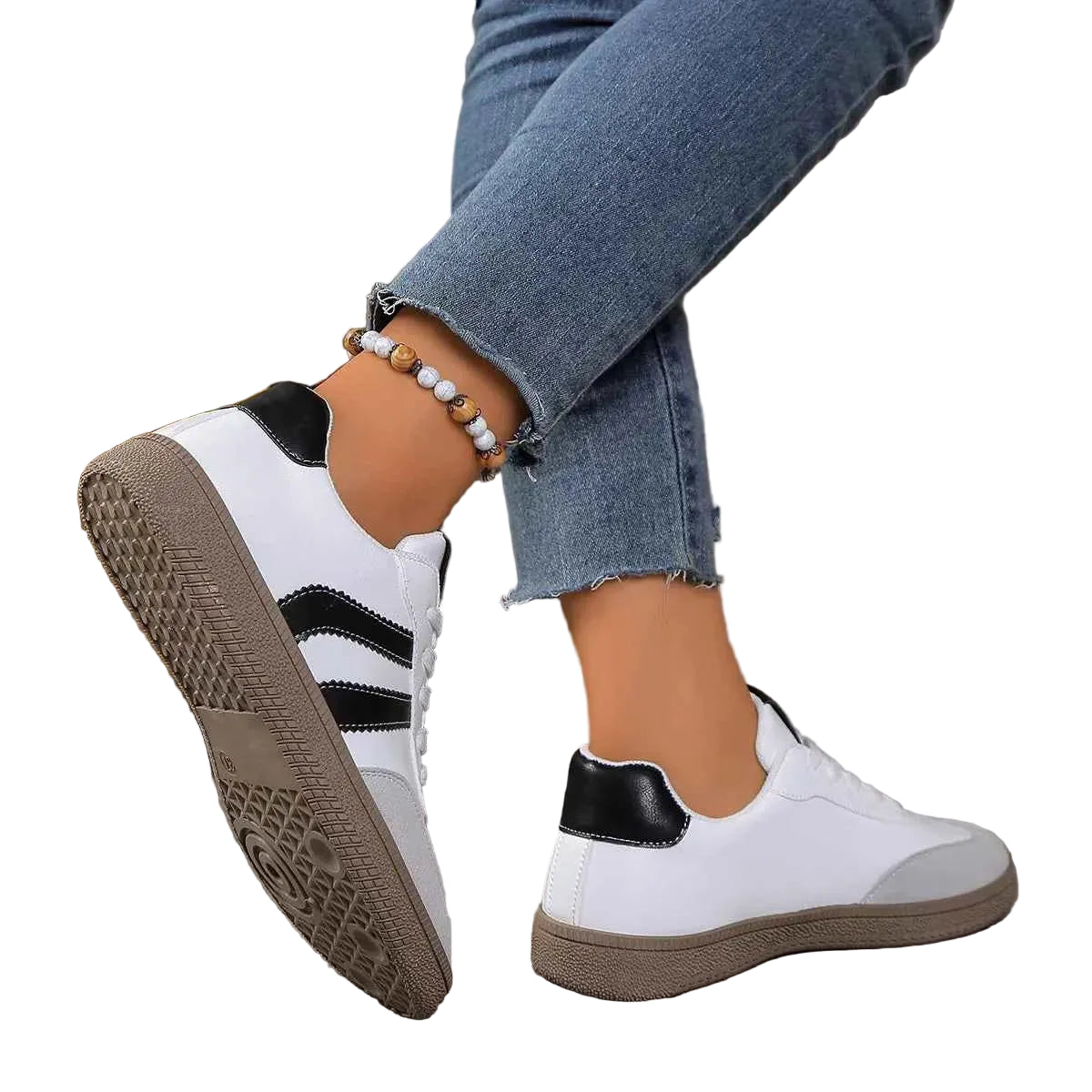 Lace Up Casual Sneakers Trendsi