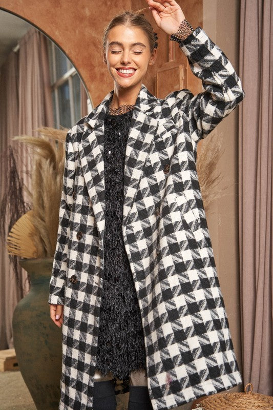 TEEK - Textured Knit Tweed Coat COAT TEEK FG   