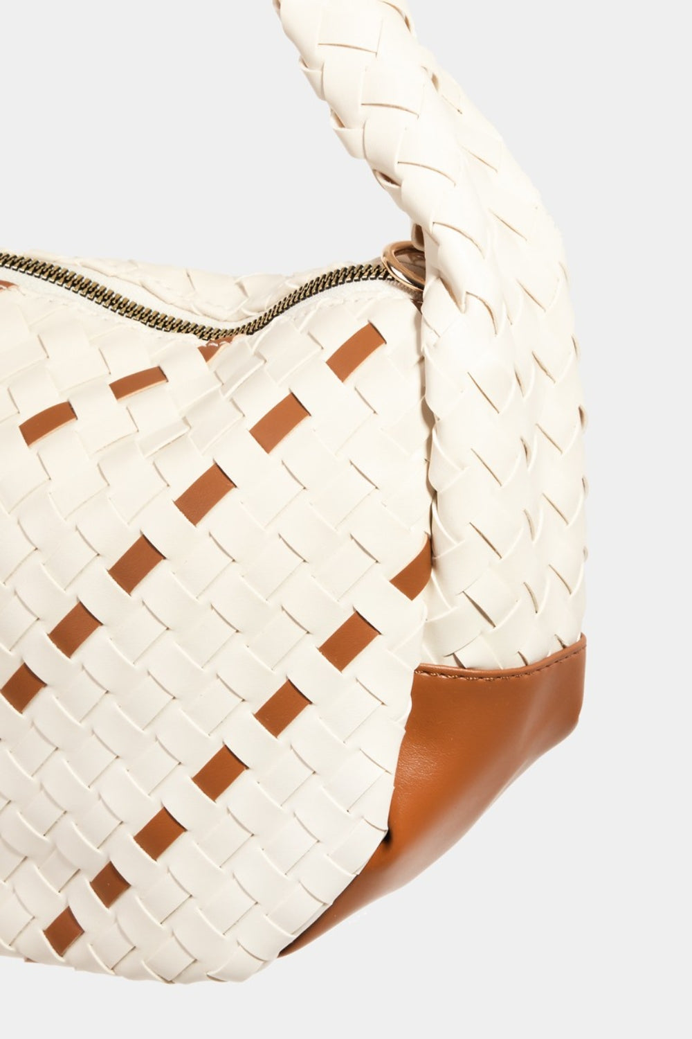 TEEK - Tassel Detail Weave Semi Circle Bag BAG TEEK Trend   