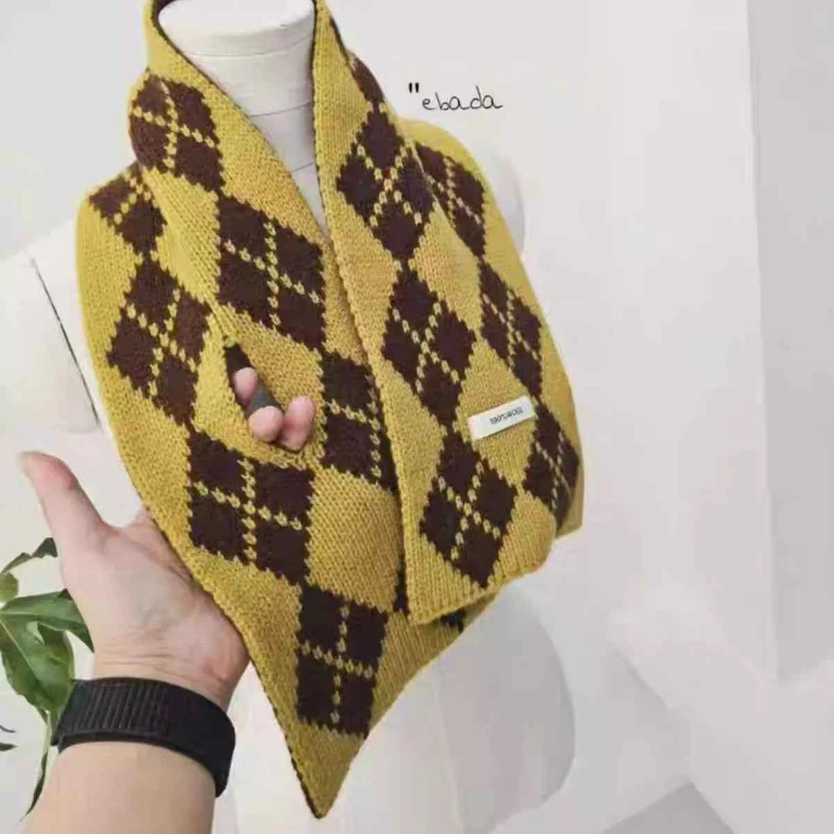 TEEK - Argyle Pattern Warm Winter Scarf SCARF TEEK Trend