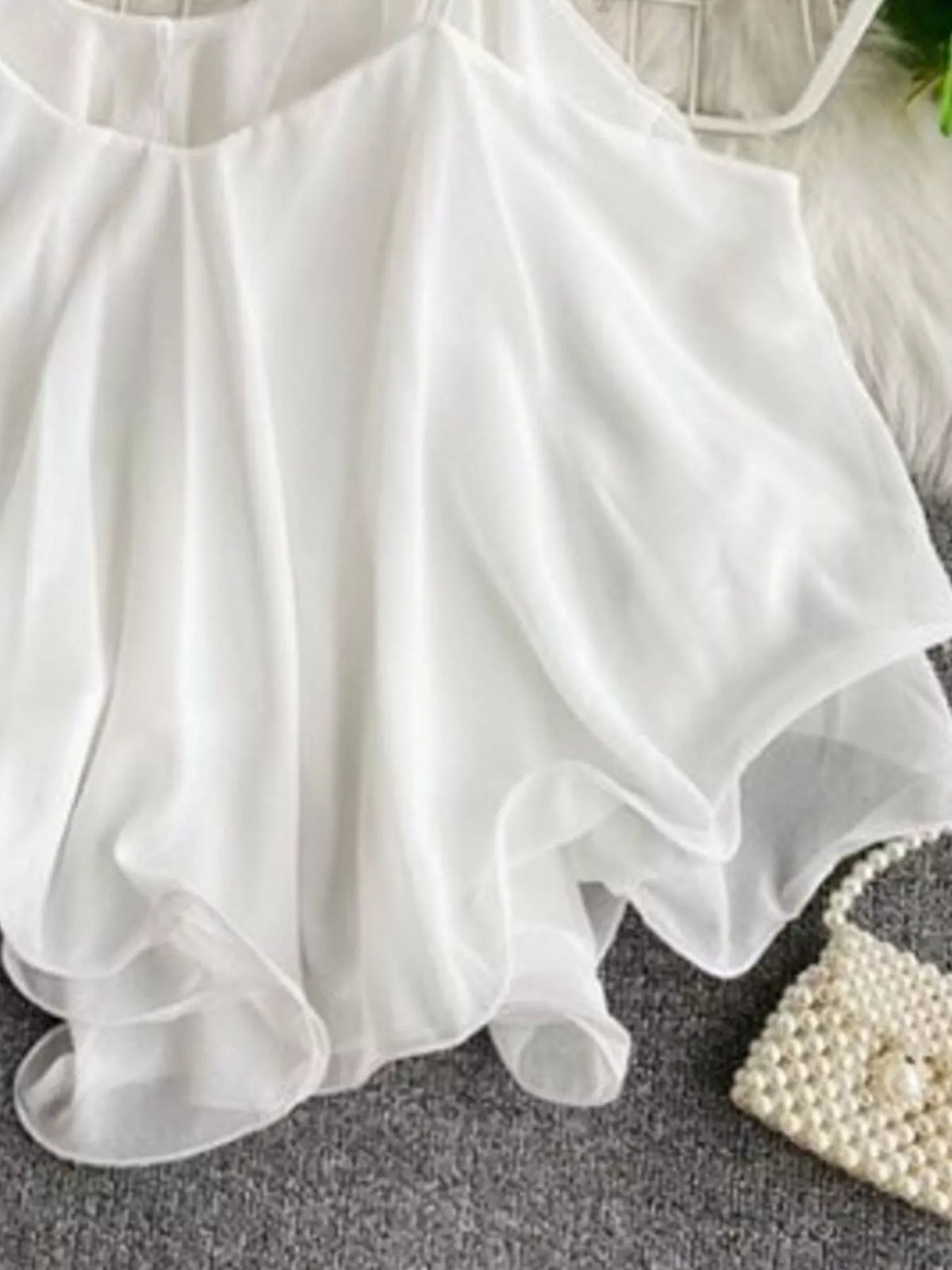 Ruffled Flowy Cami Trendsi