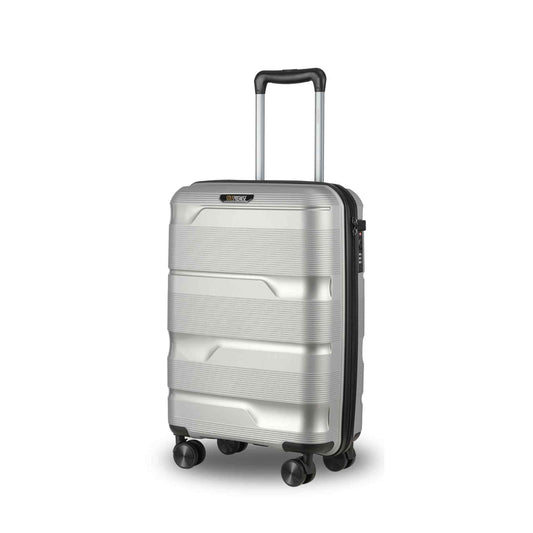 TEEK - 20-inch Silver Carry-On Hardcase Roller Luggage BAG TEEK SP
