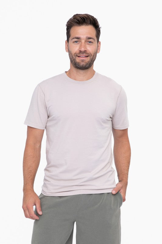 TEEK - Cotton Blend Short Sleeve Tee TOPS TEEK FG Light Grey S 