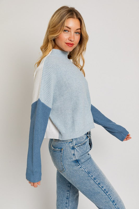 TEEK - Color Block Oversize Sweater SWEATER TEEK FG   