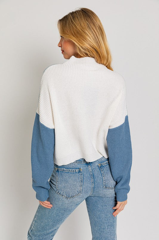 TEEK - Color Block Oversize Sweater SWEATER TEEK FG   