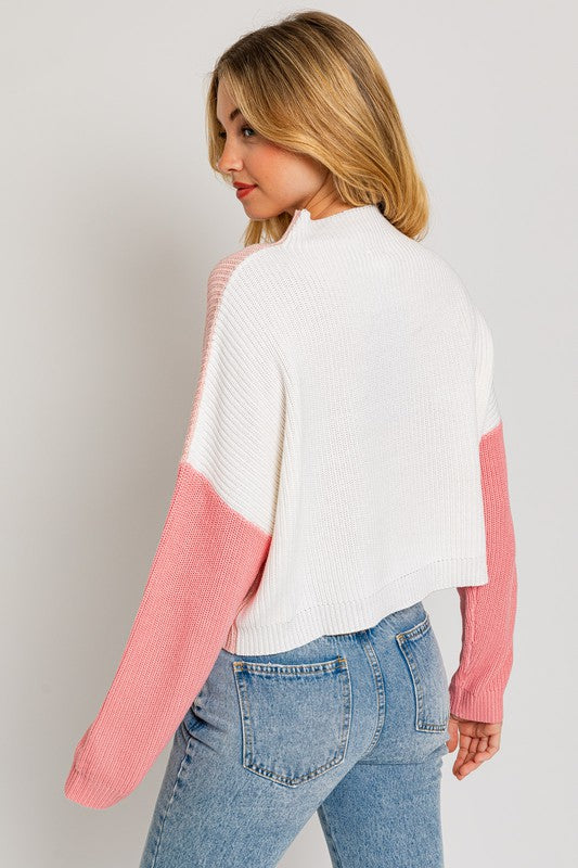 TEEK - Color Block Oversize Sweater SWEATER TEEK FG   