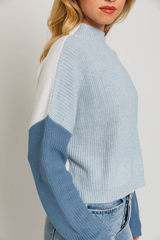 TEEK - Color Block Oversize Sweater SWEATER TEEK FG   