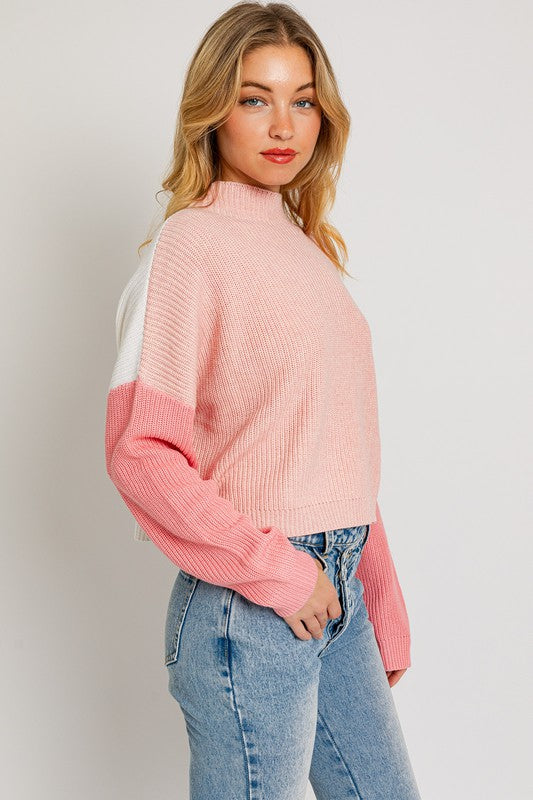 TEEK - Color Block Oversize Sweater SWEATER TEEK FG   