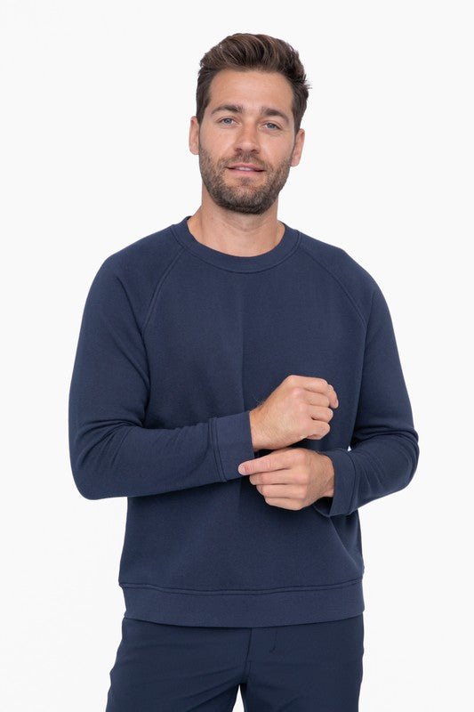 TEEK - Cotton Blend Classic Crewneck TOPS TEEK FG Navy S 