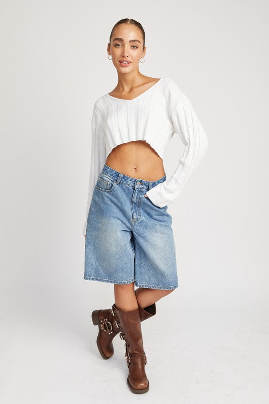 TEEK - DENIM BERMUDA SHORTS SHORTS TEEK FG   