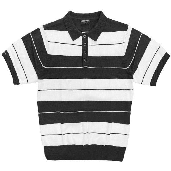 TEEK - CB Shirt Short Sleeve Polo TOPS TEEK FG BLACK WHITE S 