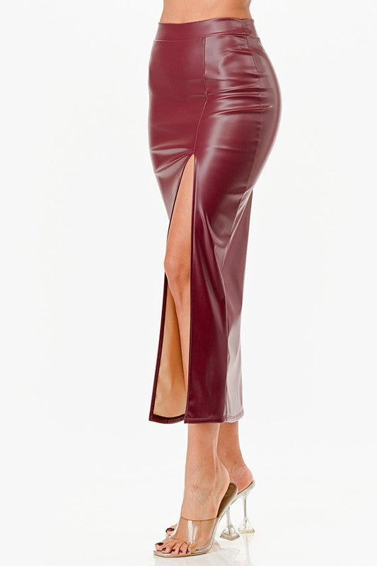 TEEK - Slit Pencil Skirt SKIRT TEEK FG