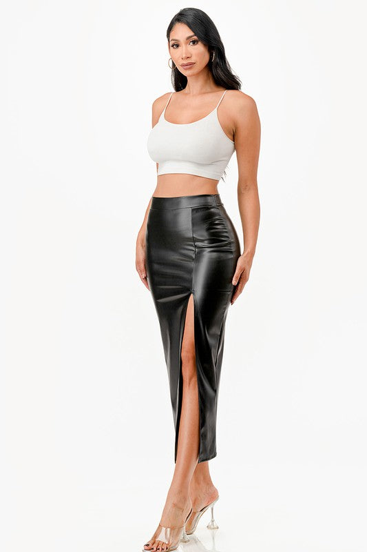 TEEK - Slit Pencil Skirt SKIRT TEEK FG