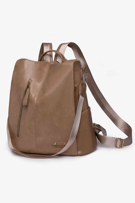 TEEK - The M Zipper Pocket Backpack BAG TEEK FG Mocha  