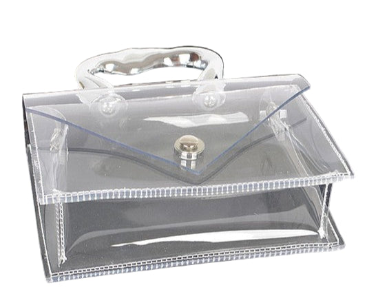 TEEK - Silver Handle Transparent Stadium Bag BAG TEEK FG
