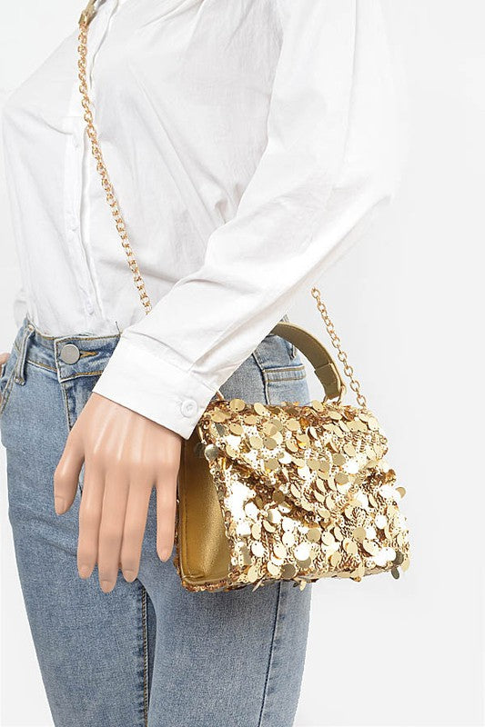 TEEK - Large Sequins Crossbody Swing Bag BAG TEEK FG   