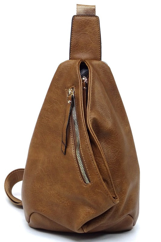 TEEK - Fashion Sling Bag Backpack BAG TEEK FG BROWN  