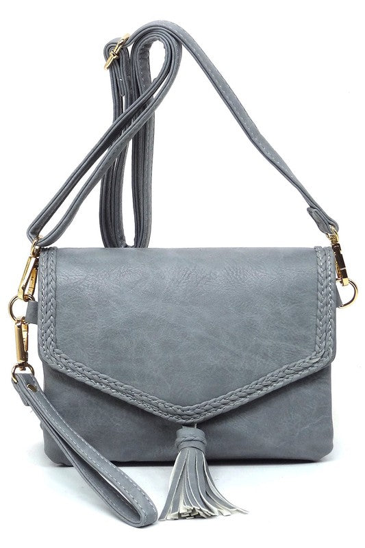TEEK - Fashion Tassel Flap Envelope Crossbody Bag BAG TEEK FG   