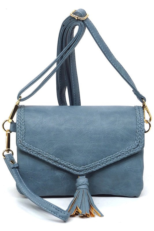 TEEK - Fashion Tassel Flap Envelope Crossbody Bag BAG TEEK FG   