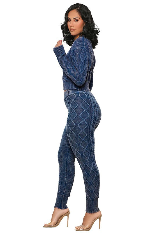 TEEK - THE DEFINITE 2PCS SWEATER PANTS SET SET TEEK FG   