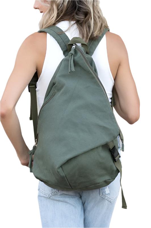 TEEK - Angle Asymmetric Canvas Backpack BAG TEEK FG   