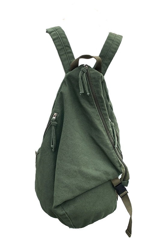 TEEK - Angle Asymmetric Canvas Backpack BAG TEEK FG   