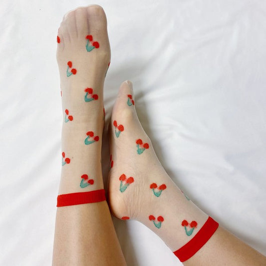 TEEK - Sweet And Fruity Sheer Socks Set | 2 Pairs SOCKS TEEK FG   