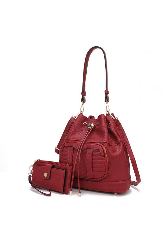 TEEK - MKF Ryder Shoulder Bag and Wallet BAG TEEK FG Red  