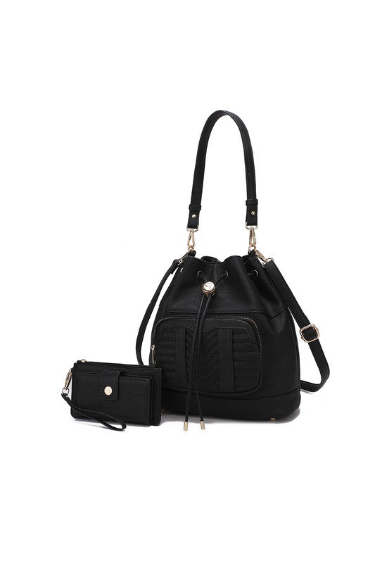 TEEK - MKF Ryder Shoulder Bag and Wallet BAG TEEK FG Black  