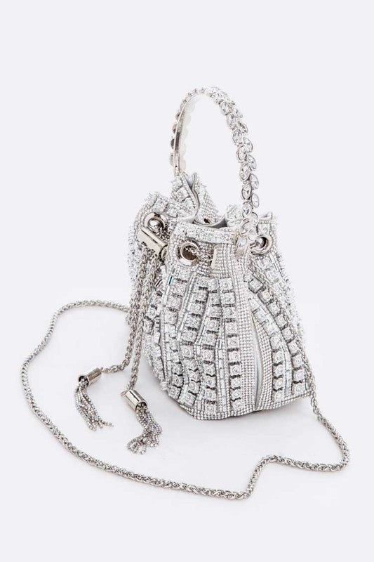 TEEK - Rhinestone Iconic Top Handle Bucket Bag BAG TEEK FG